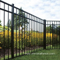 Wrought Iron Spear Top Metal Garden Fence Steel